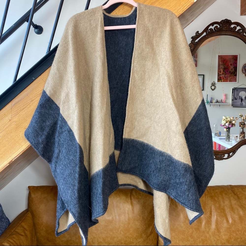 Rag and bone reversible poncho! 100% merino wool! SO soft